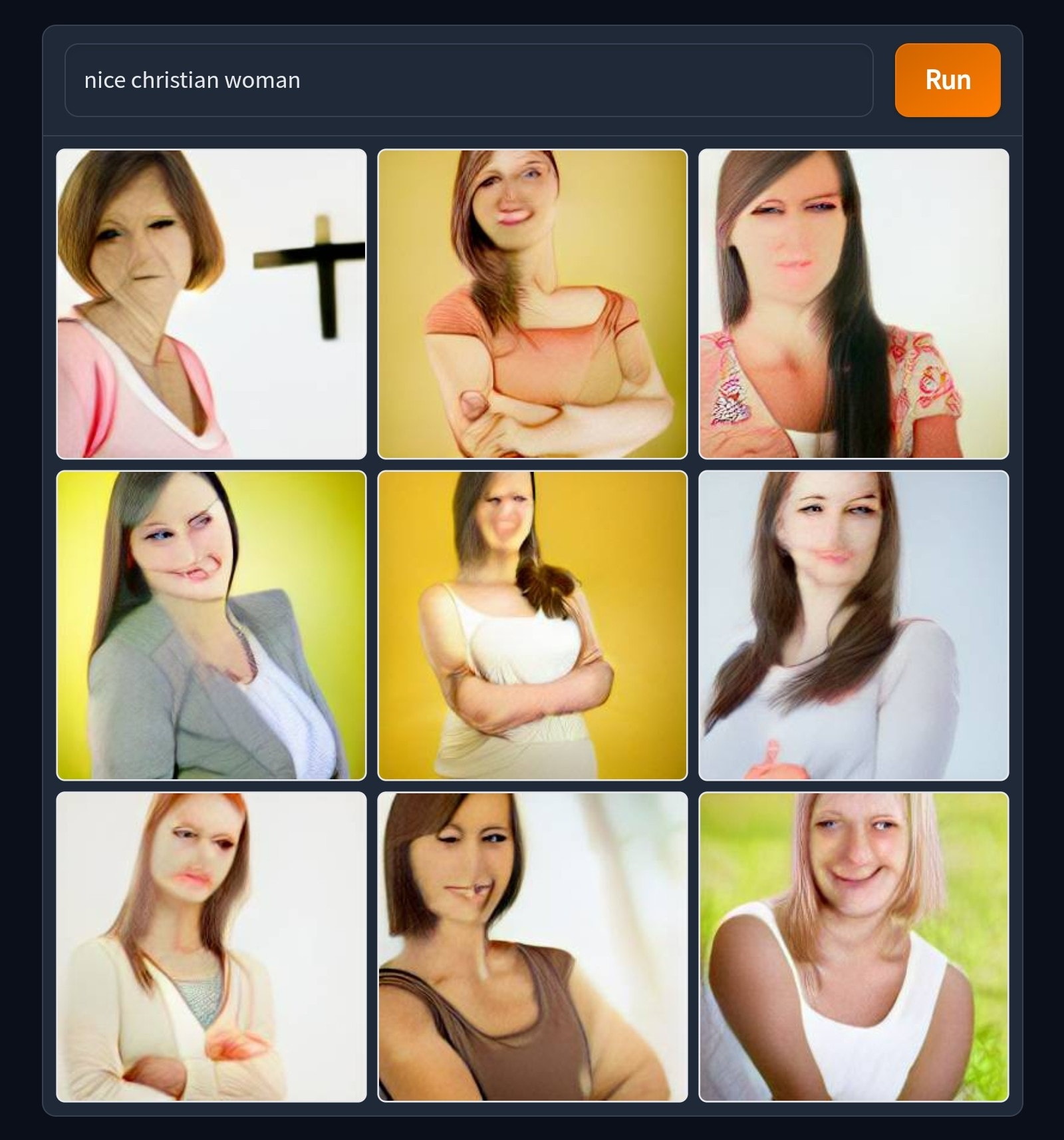 Okay, here's an analysis of the image grid, broken down by the requested theoretical lenses, with notes on where a lens doesn't particularly apply. ## Visual Description The image grid consists of nine portraits of yo...