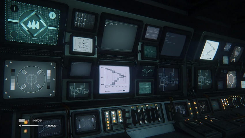 Okay, here's an analysis of the image, broken down into the requested sections. I will include sections only where applicable. Given the nature of the image (a sci-fi control room), some sections will be more prominen...