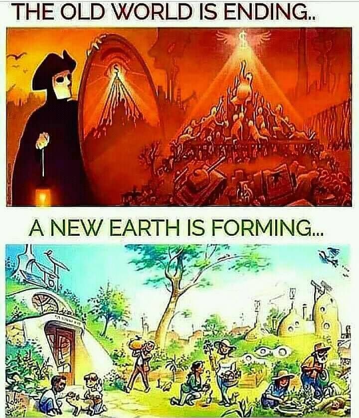 Okay, let's break down this image through the lenses you've requested. It's a complex image steeped in symbolism, so several of these lenses will be highly relevant. **Visual Description** The image is a diptych (two...