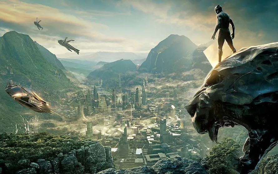 Okay, let's break down this image (a promotional still from *Black Panther*) through the lens of various critical theories. I'll structure it with headings as requested, only including sections where the theory is dem...