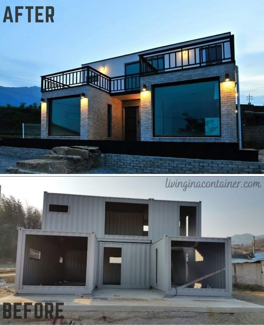 Okay, let's break down this image of a container home transformation using the requested theoretical frameworks. I'll include sections only where the framework is meaningfully applicable. ## **Visual Description** The...