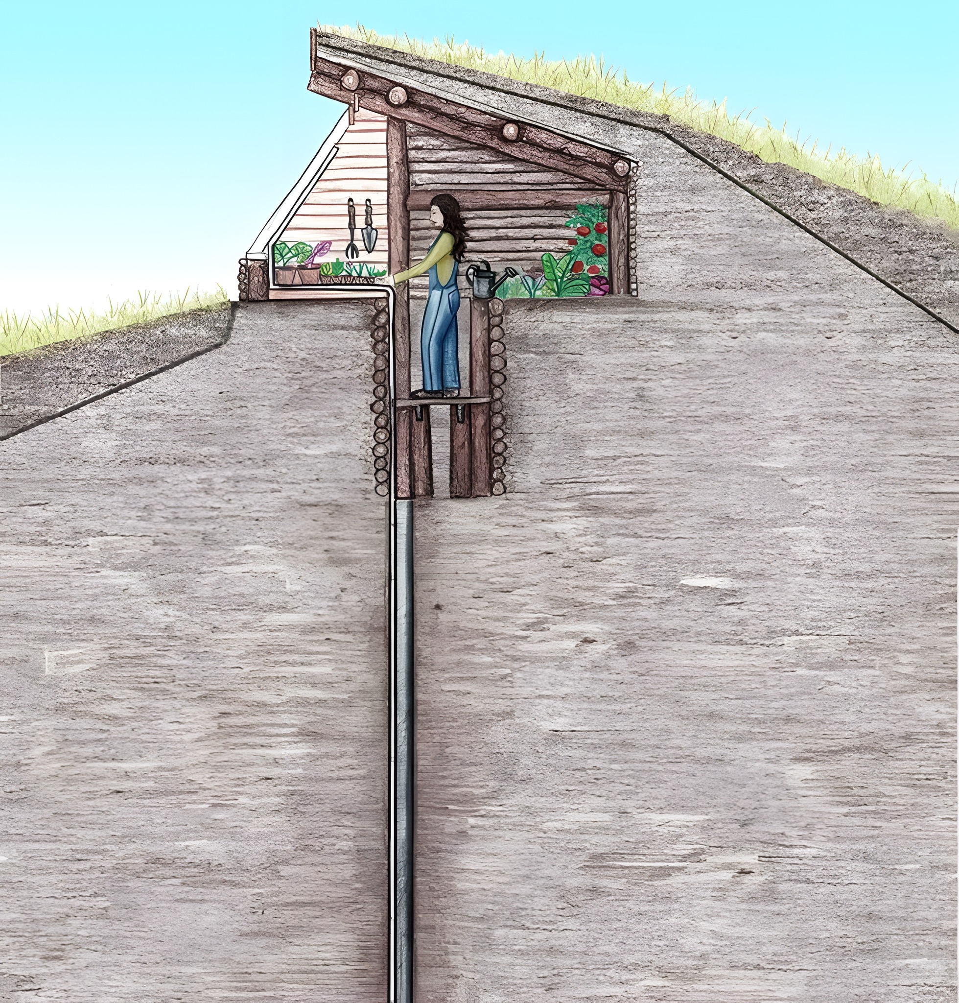 Okay, here's an analysis of the image, broken down into sections as requested. Note that some categories won’t apply as strongly or at all, and I'll explain why. **Visual Description** The image is a cross-section ill...