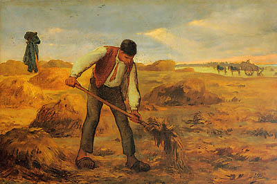 Okay, let's break down Jean-François Millet's "The Gleaner" (circa 1857) through the lenses you've requested. I'll note where a particular lens doesn't feel strongly applicable. **Visual Description** The painting dep...