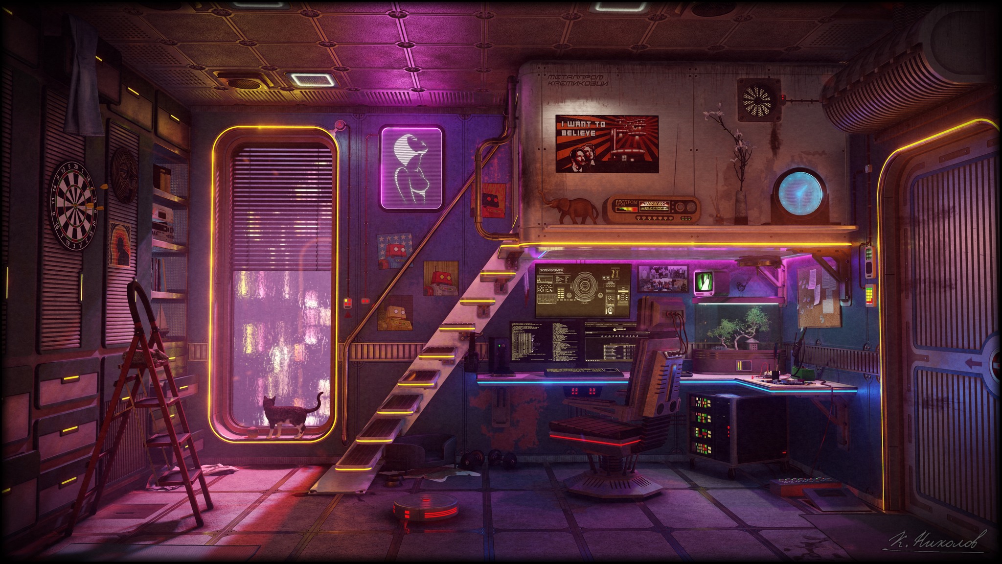 Okay, let's break down this compelling image with the requested critical lenses. It's a rich visual and seems to lend itself well to a lot of these analyses. ## Visual Description This image depicts a highly detailed,...