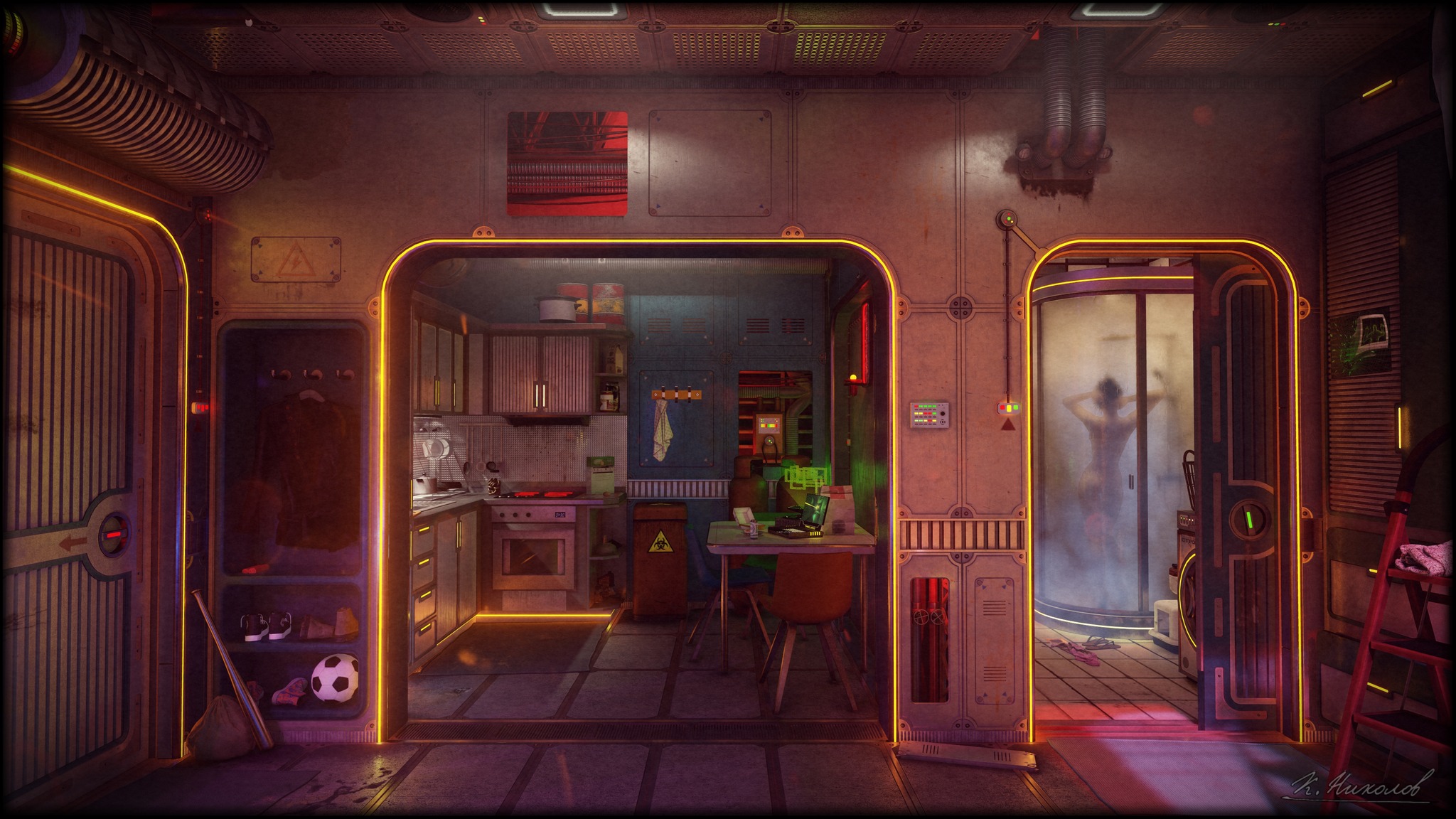 Okay, here's an analysis of the image broken down into sections, attempting to address the requested theoretical frameworks. I’ll indicate where a framework *doesn’t* strongly apply. Keep in mind this is an interpreta...