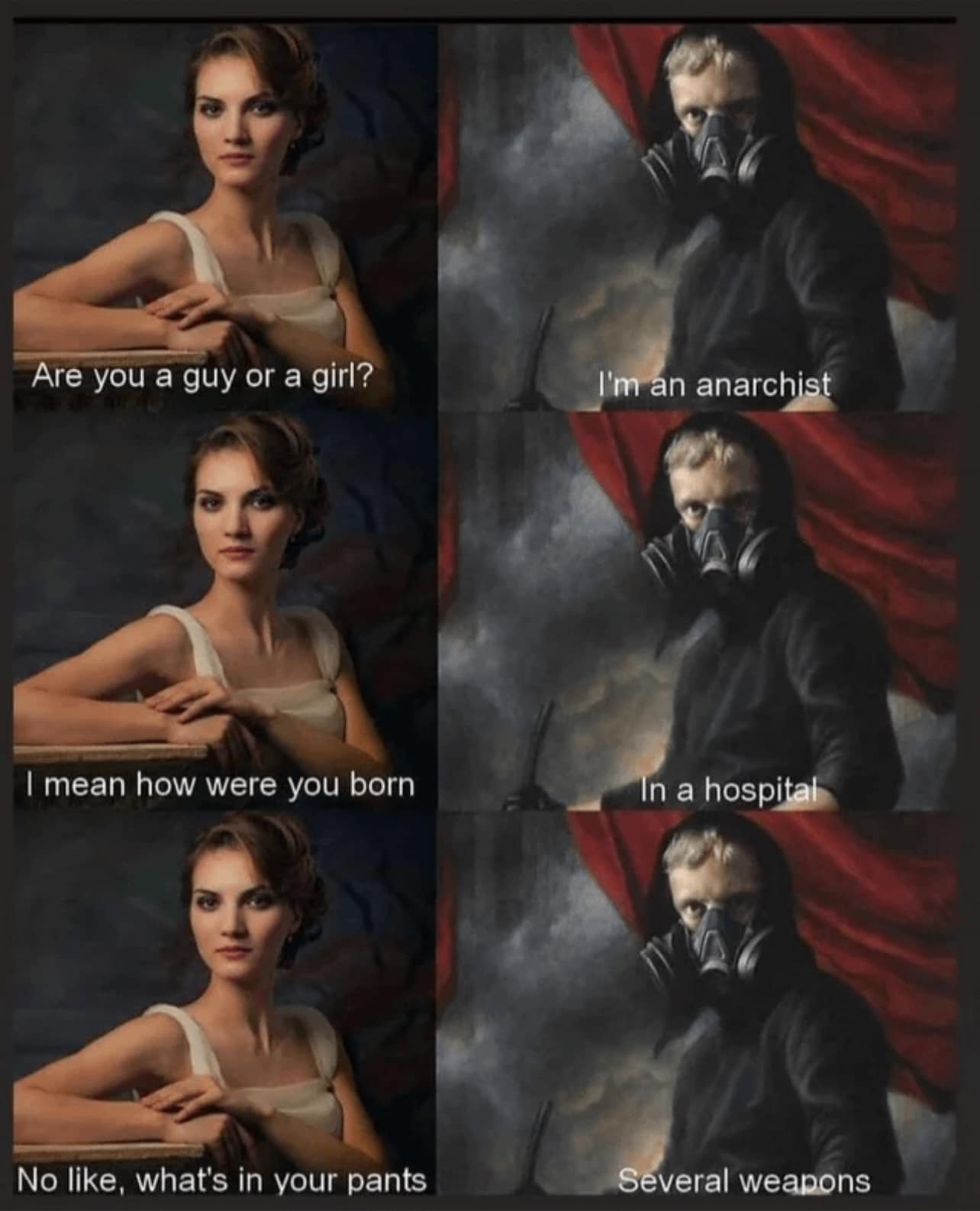 Okay, let's break down this meme using the requested theoretical lenses. It's important to note this is an interpretation, and these lenses can be applied in multiple ways. I’ll indicate where a particular lens doesn’...