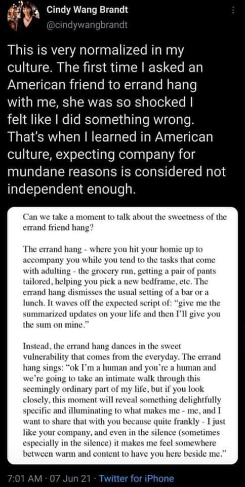 Okay, here's an analysis of the Twitter thread from Cindy Wang Brandt, broken down into the requested theoretical sections, keeping in mind that some sections will be more relevant than others and some may not apply a...