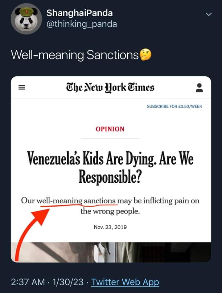 Okay, let's break down this Twitter post featuring a *New York Times* opinion piece, applying several theoretical lenses. Since some of the lenses won't be *directly* applicable (or would be a stretch), I'll indicate...