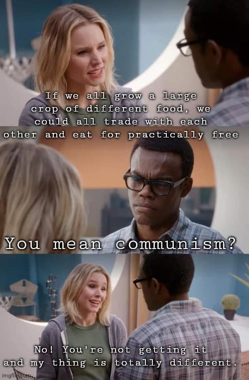 Okay, let's break down this image through the lens of several theoretical frameworks. **Visual Description** The image is a screenshot from the sitcom *Parks and Recreation*. The primary focus is on two characters: Le...