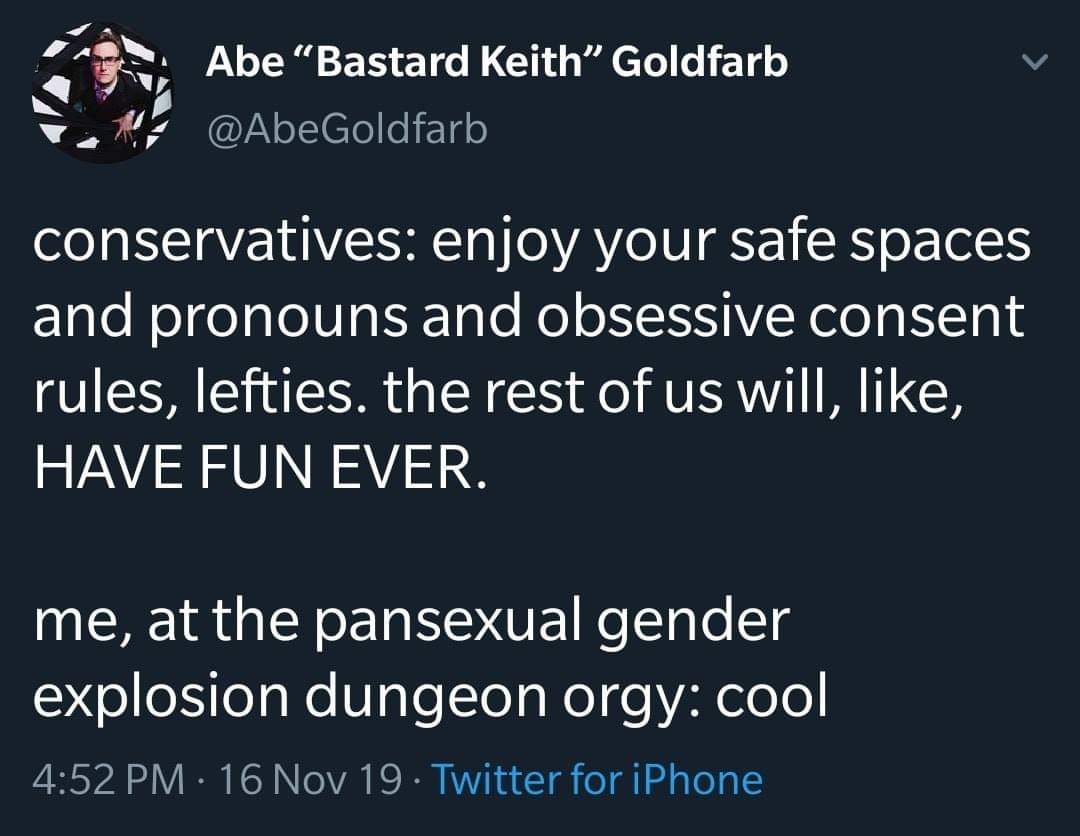 Okay, let's break down this tweet through the requested theoretical lenses. It’s a provocative statement, so it opens up a lot of avenues for analysis. ## Visual Description The image is a screenshot of a tweet from @...