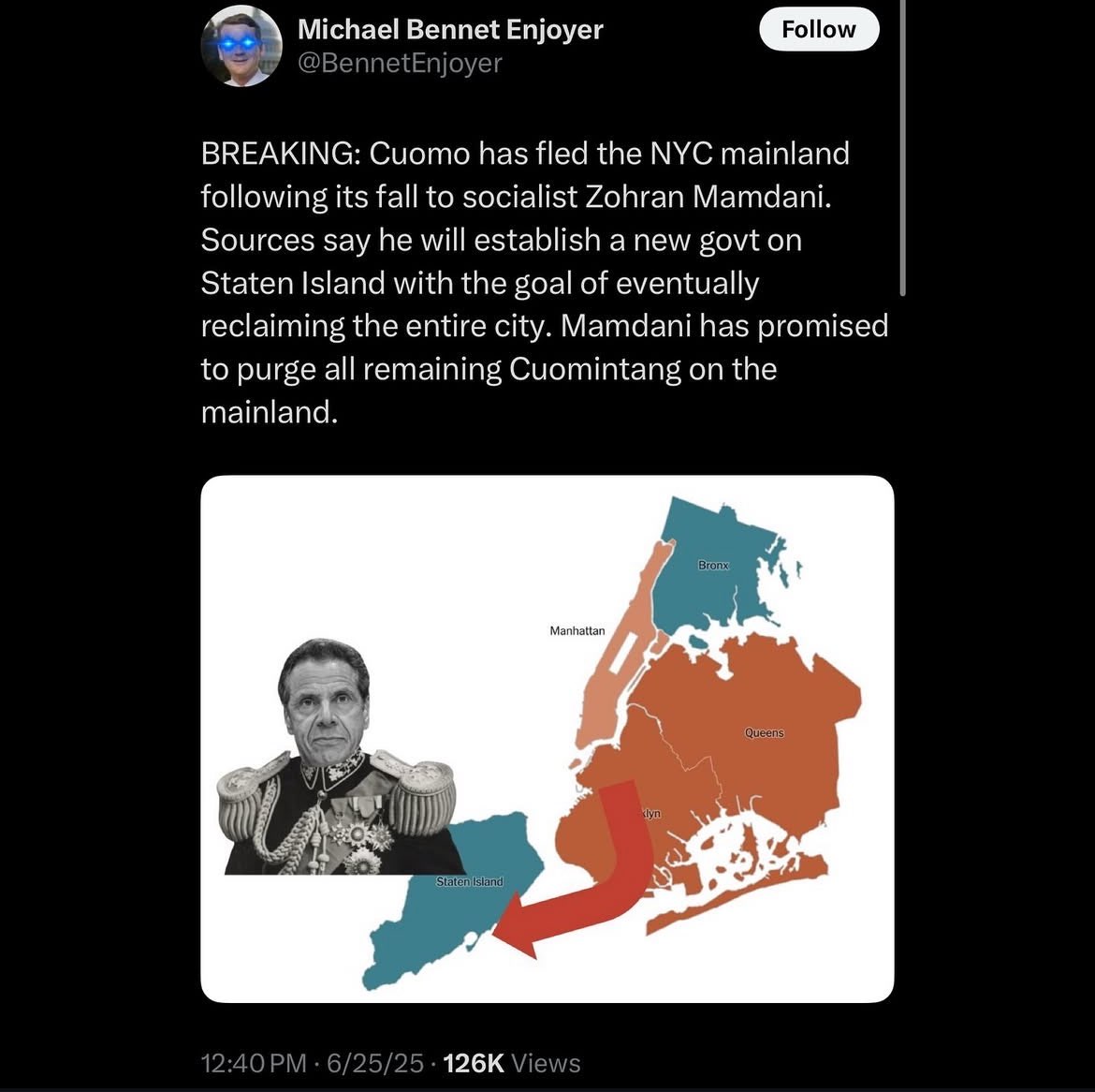 Okay, let's break down this image/tweet with the requested theoretical lenses. It's a complex and rather loaded piece of online content, so we'll need to go into some detail. **Please note:** This is an interpretive a...