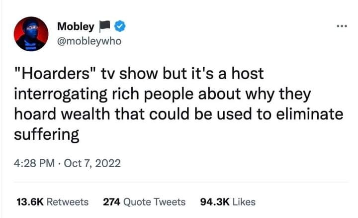 Okay, here's an analysis of the tweet, broken down into the sections you requested, with a "not applicable" section where concepts don't clearly resonate. I'll focus on how the *concept* of the proposed TV show, as ar...