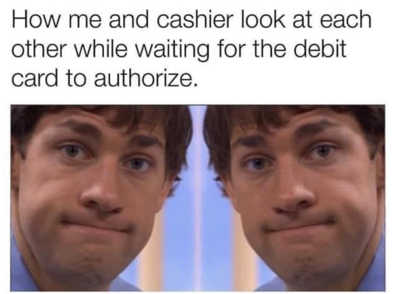 Okay, let's break down this meme through the lens of several theoretical frameworks. **Visual Description** The meme features a split image of Steve Buscemi, duplicated side-by-side. He is looking slightly askew, with...