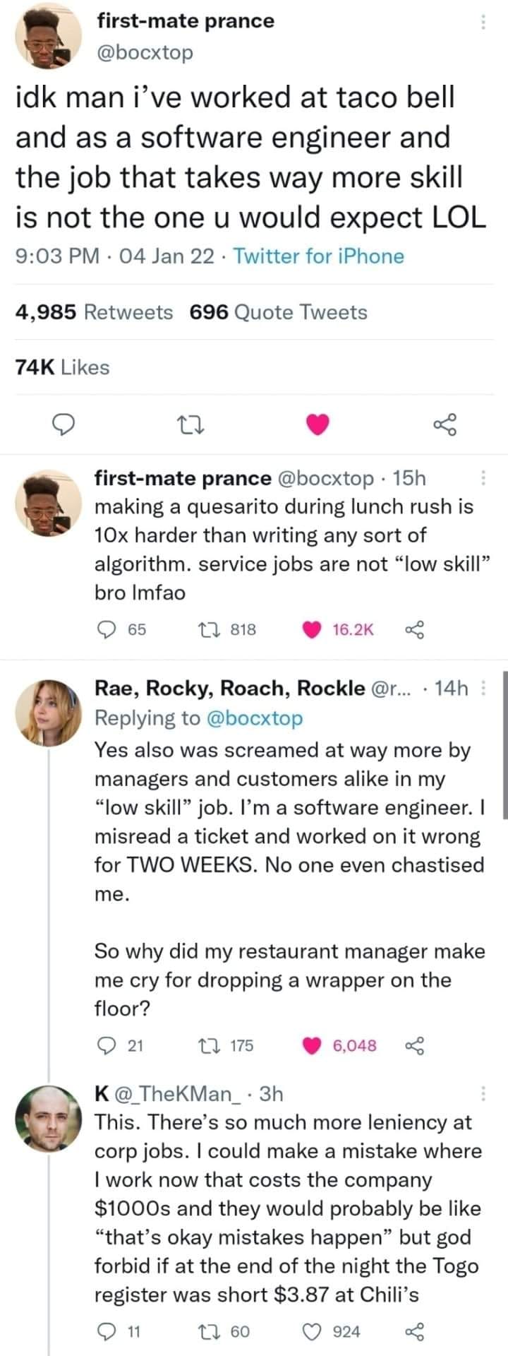 Okay, here's an analysis of the provided Twitter thread, broken down into sections as requested. I'll indicate when a section isn't applicable based on the content. **Visual Description** The image captures a Twitter...