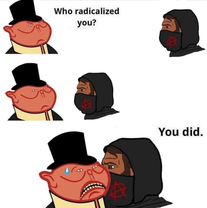 Okay, let's break down this meme through various theoretical lenses. It's a layered image, ripe for analysis. Here's a section-by-section look, hitting the theoretical frameworks where relevant. **Visual Description**...