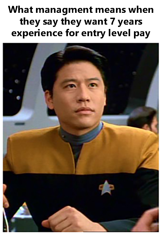 Okay, let's break down this meme through various critical lenses. **Visual Description** The image features a still from *Star Trek: The Next Generation* of Data, the android, with a subtly quizzical or skeptical expr...