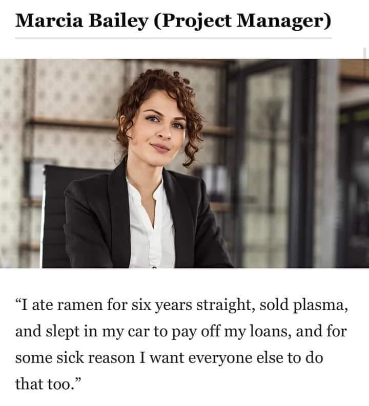 Okay, let's break down this image and quote through the lenses you've requested. It's a complex statement and image, so a detailed analysis is useful. **Visual Description** The image depicts Marcia Bailey, identified...