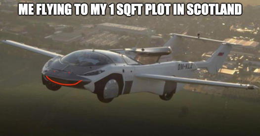 Okay, let's break down this image through the lens of various theoretical frameworks. **Visual Description** The image depicts a hybrid vehicle, seemingly a car fused with a small aircraft. It has the general body sha...