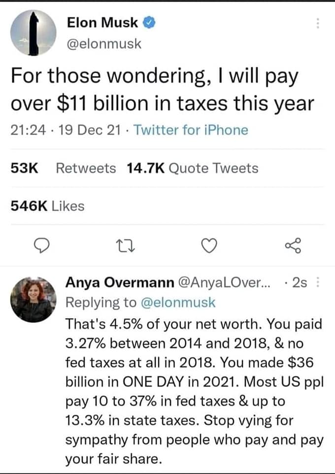 Okay, here's an analysis of the provided Twitter exchange between Elon Musk and Anya Overmann, broken down into the requested theoretical frameworks. I will skip any section that doesn't readily apply. ## Visual Descr...