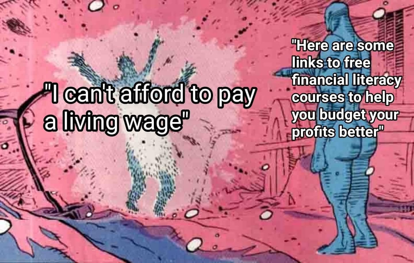 Okay, let's break down this meme/image using the requested theoretical frameworks. It's a complex image with a lot of potential for analysis, and I'll organize it as requested, focusing on where each lens applies most...