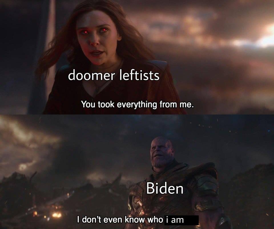 Okay, let's break down this meme through a few different theoretical lenses. It's a bit of a pointed, cynical meme, so we'll find some good fodder for these analyses. **Visual Description** The meme is a digital image...