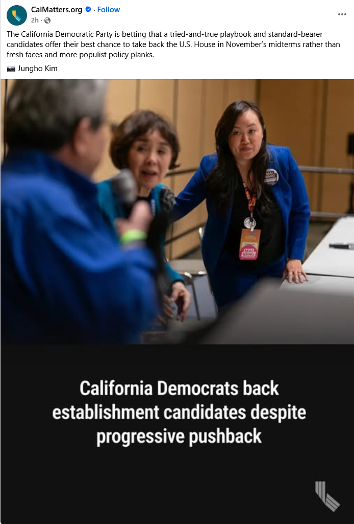 The meme depicts a political event where leaders are selecting well-known, established politicians over fresh talent. The accompanying text criticizes these "standard-bearers" for relying on safe, familiar choices rat...