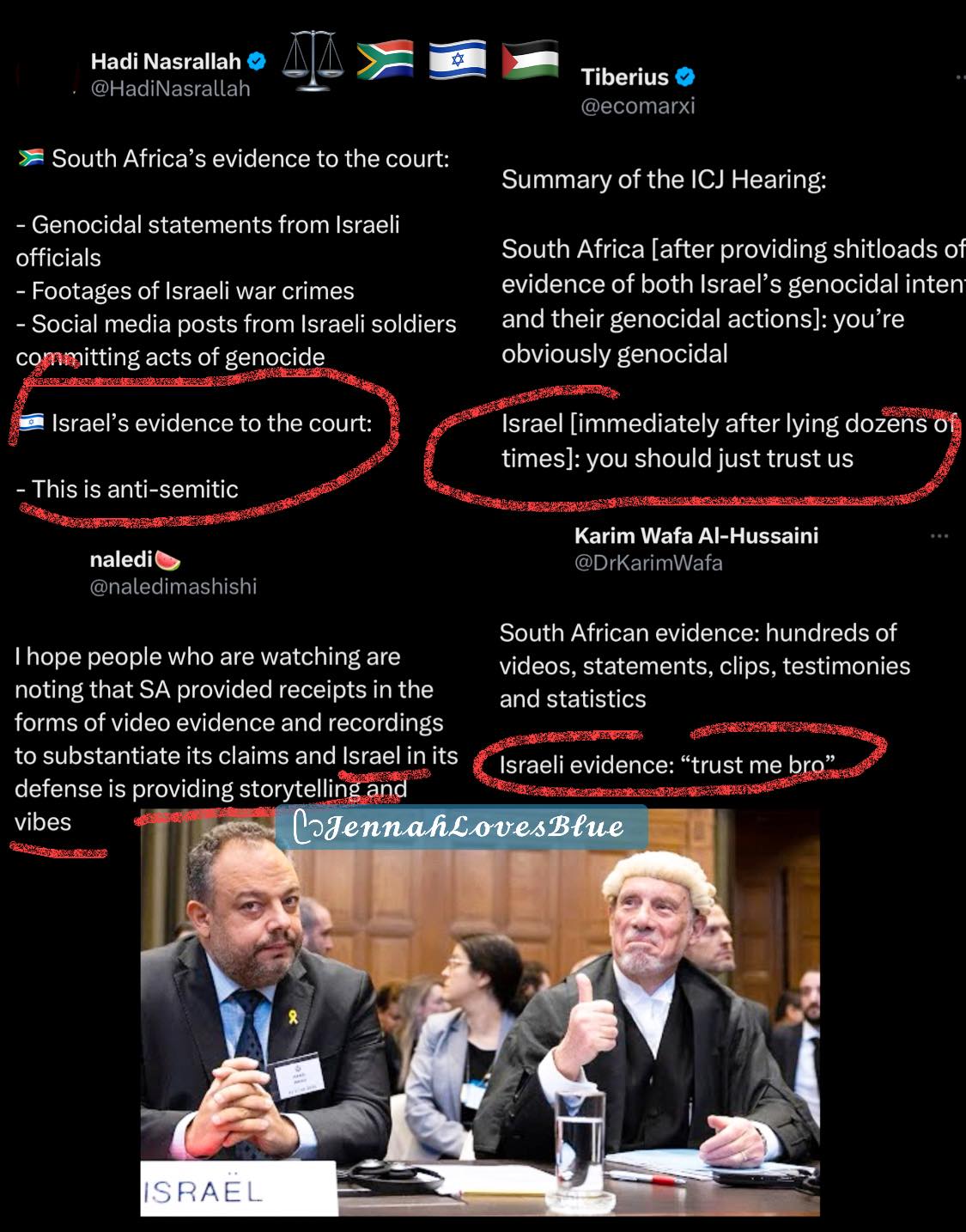 Okay, here's an analysis of the provided image, broken down into sections addressing the requested theoretical frameworks, with notes on applicability. It’s a complex image heavily laden with political and emotional c...