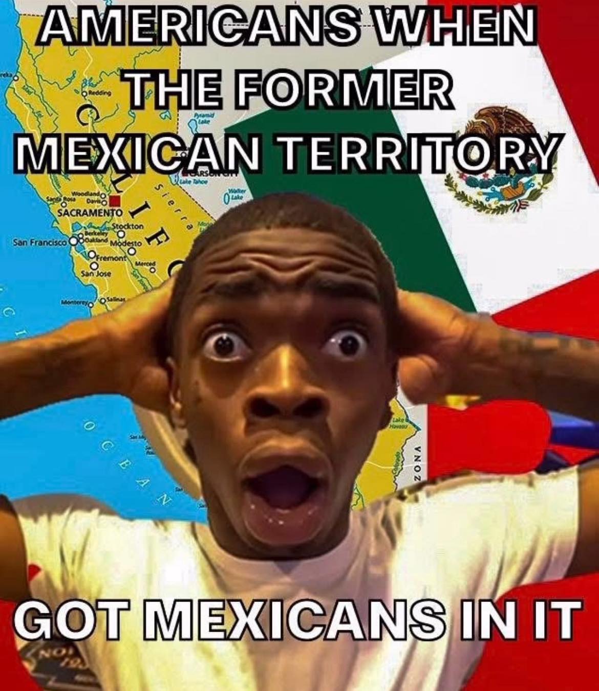 Okay, let's break down this meme with the requested theoretical frameworks. It's a heavily loaded image, so we'll have quite a bit to unpack. **Please note:** This is a complex analysis, and interpretations can vary....