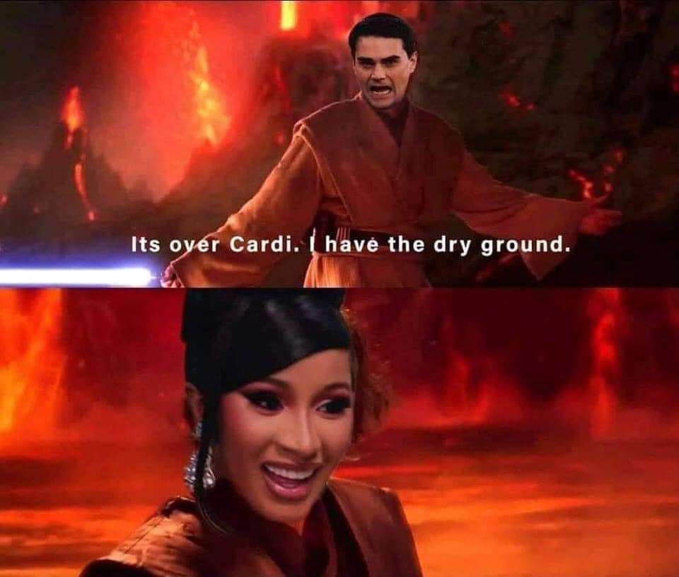 Okay, let's break down this meme through several theoretical lenses. **Visual Description** The image is a meme constructed from two separate visuals. The top image depicts Obi-Wan Kenobi (Ewan McGregor) from *Star Wa...