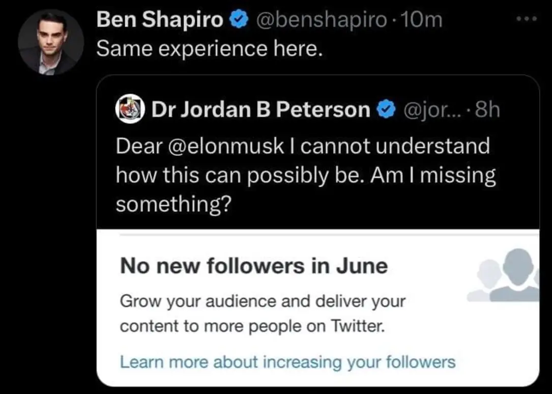 Here's an analysis of the Twitter exchange between Ben Shapiro and Jordan Peterson, as requested, categorized into relevant theoretical frameworks. It's important to note that applying these frameworks can be somewhat...