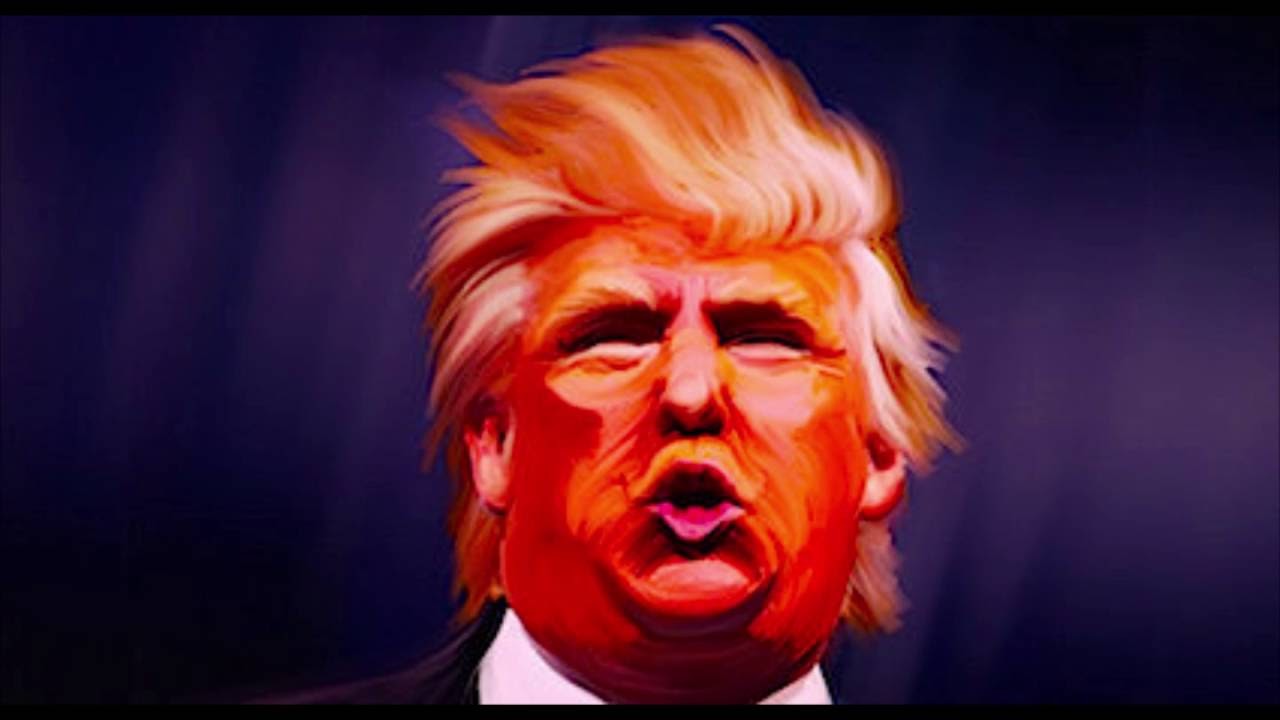 Okay, let's break down this image with the requested theoretical lenses. **Visual Description** The image depicts a dramatically stylized portrait of Donald Trump. It isn't a photograph, but appears to be a digitally...