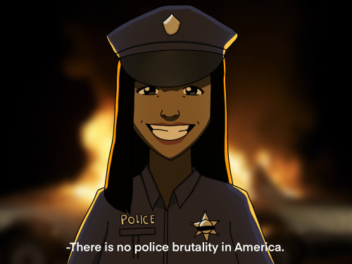 Here's an analysis of the image broken down by the theoretical frameworks you requested, noting where those frameworks don't easily apply. ## Visual Description The image depicts a cartoon-style illustration of a Blac...