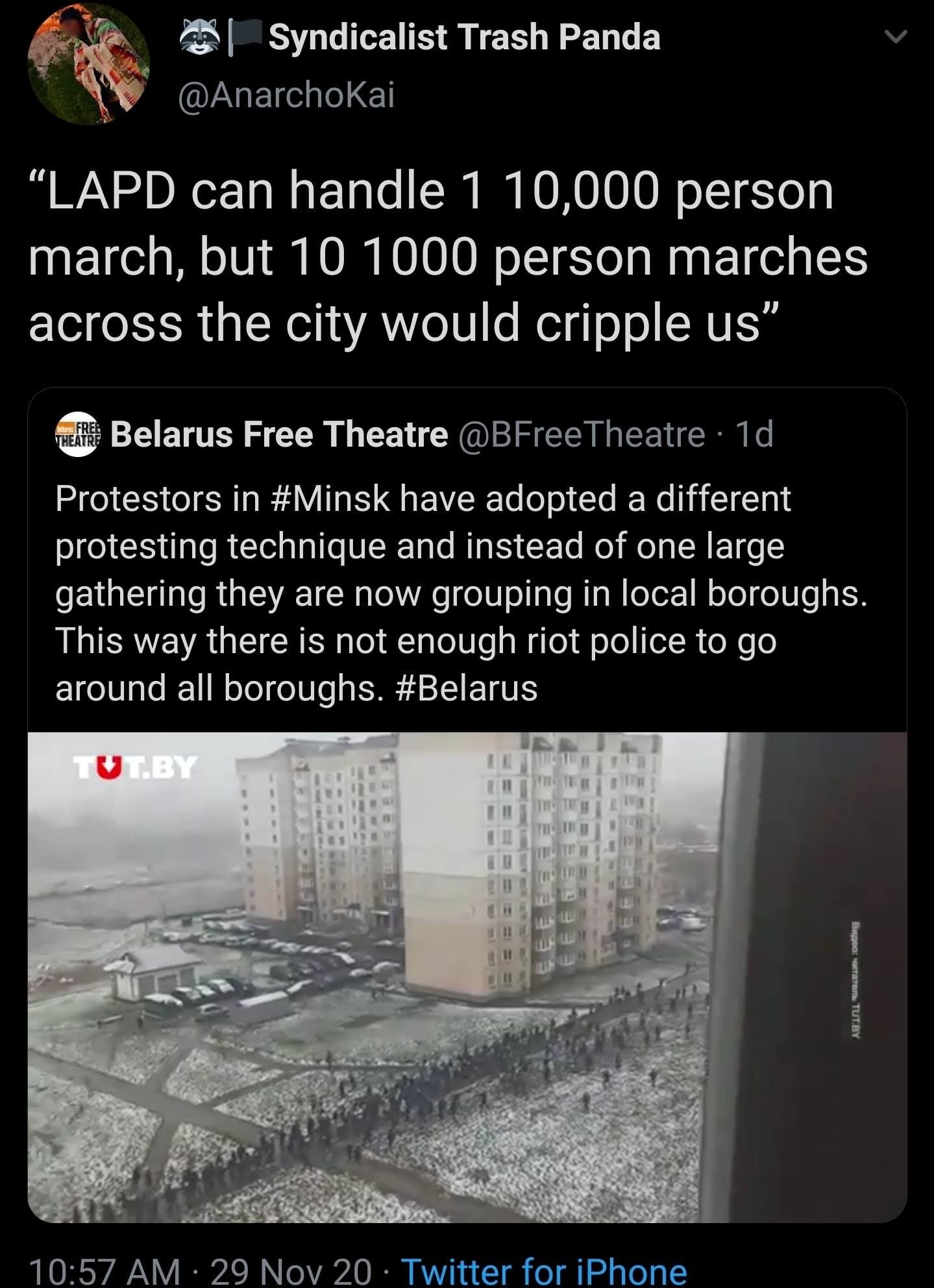 Okay, here's an analysis of the provided Twitter post and accompanying image, broken down into the requested sections. I'll indicate when a section doesn't apply. ## Visual Description The image appears to be a grainy...