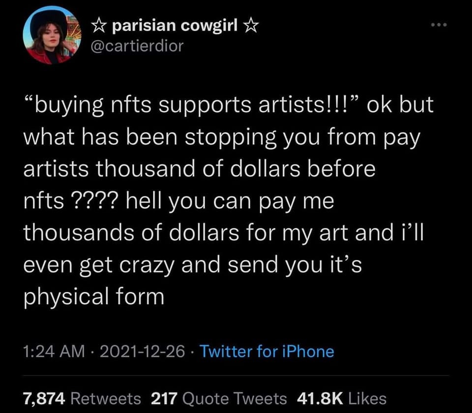 Okay, let's break down this Twitter post through the lenses you've requested. It's a strong statement and invites a lot of layered analysis. ## **Visual Description** The image is a screenshot of a Twitter post. At th...