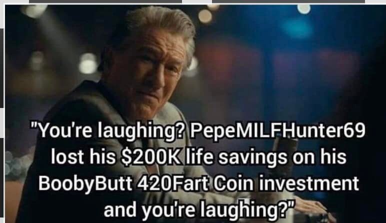 Okay, let's break down this meme using the requested theoretical lenses. It's a pretty dense image, so we have a lot to unpack! **Visual Description** The image is a screenshot from a dramatic scene, likely a movie. I...