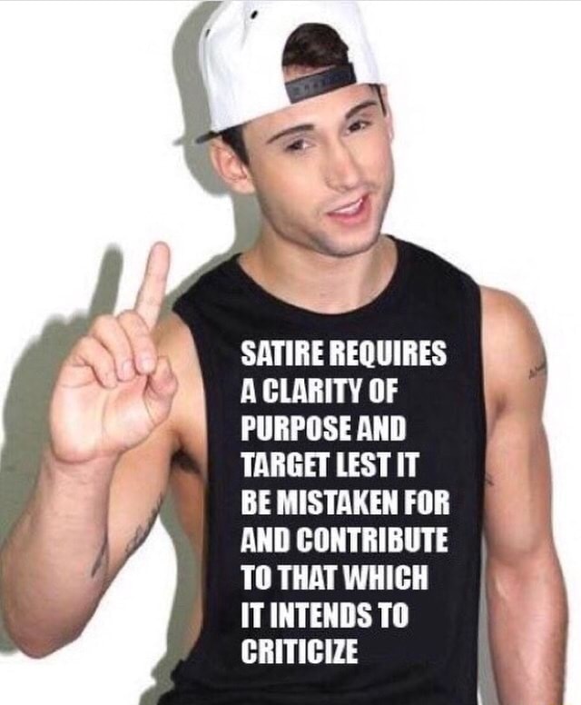 Okay, let's break down this image through several theoretical lenses. Given the content and presentation, several of these frameworks are quite relevant. **Visual Description** The image features a young white man, dr...