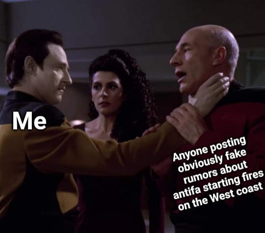 Okay, let's break down this *Star Trek: Voyager* meme through various critical lenses. **Visual Description** The image is a screencap from *Star Trek: Voyager*. Captain Kathryn Janeway (Kate Mulgrew) is shown in the...