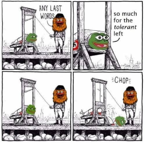 Here's an analysis of the image, broken down by the requested theoretical frameworks. It's important to note this is a highly charged image, utilizing internet meme culture, and interpretation can be subjective. I'll...