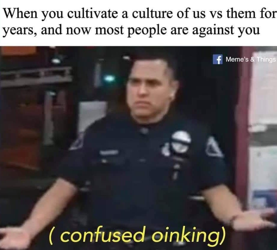 Okay, let's break down this meme with the requested theoretical lenses. It's a bit complex, as the meme itself is quite layered with implied meaning. **1. Visual Description** The image is a screencap of a man (likely...