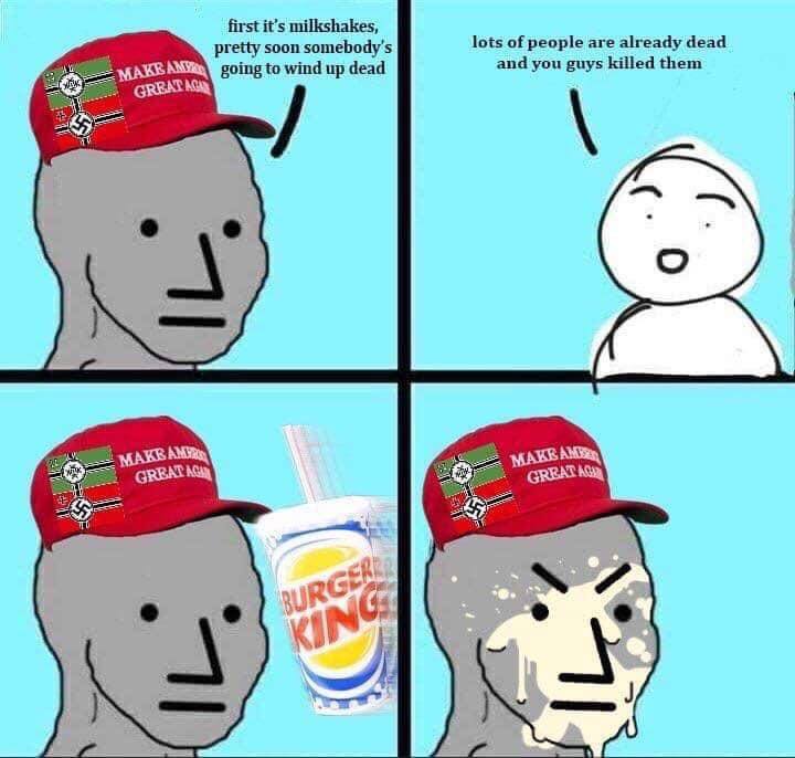 Okay, let's break down this meme through various theoretical lenses. **Please be aware that this meme utilizes extremely sensitive and hateful imagery.** The analysis below aims to dissect the _meaning production_ wit...