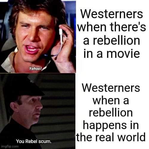 Okay, let's break down this meme using the lenses you've provided. It's a layered piece, and applying these theoretical frameworks helps unpack its potential meaning. **Visual Description** The meme employs a two-pane...