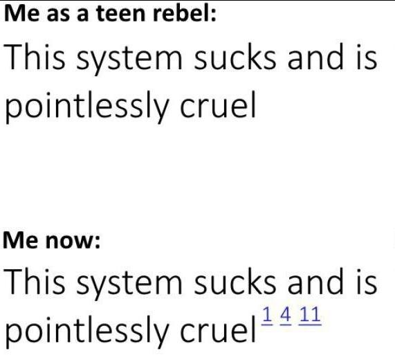 Okay, let's break down this image/text with the requested theoretical lenses. It's a simple setup, but lends itself surprisingly well to a layered analysis. **Visual Description** The image is a text-based meme. It co...