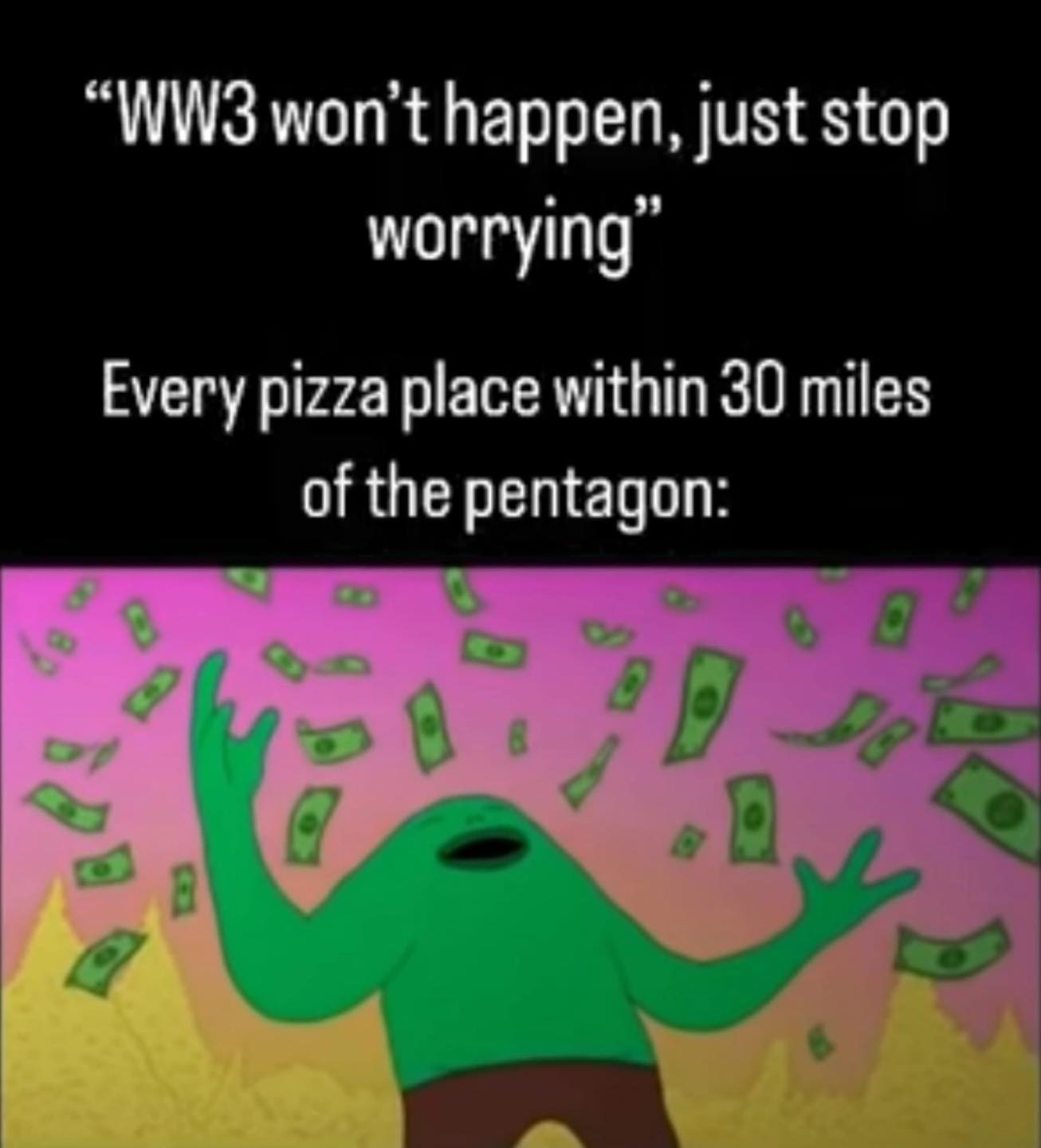 Okay, let's break down this meme through the lenses you've requested. It’s a complex meme with a lot of implied commentary, so we’ll explore its layers. ## Visual Description The meme is a two-part image. The top part...