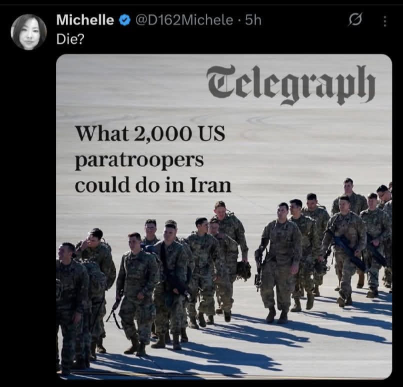 This meme takes a standard military question—asking how many troops are needed to defeat an invading force—and twists it with the phrase "Die?" from an anti-imperialist perspective. It suggests that deploying 2,000 pa...