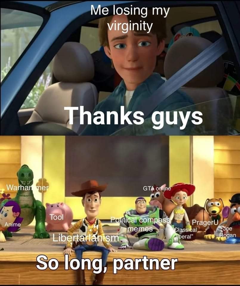 Okay, let's break down this meme through various theoretical lenses. It's a dense image, leaning heavily into internet culture and arguably attempting to be ironic/meta. ## Visual Description The image is a screenshot...