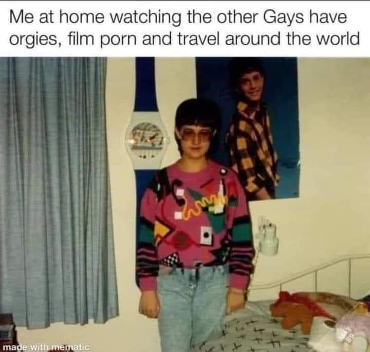 This meme is a satirical commentary on the stereotype that some individuals, particularly those with a certain type of personality or behavior, are more likely to engage in specific activities, such as watching others...