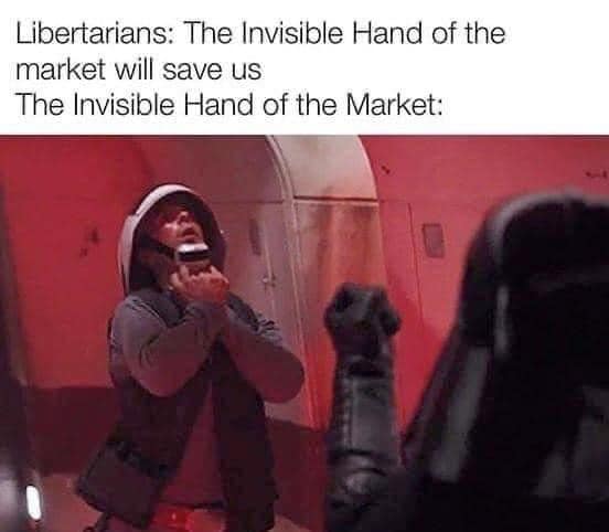Okay, let's break down this meme through the requested theoretical lenses. **Visual Description** The meme uses a still from *Star Wars: The Empire Strikes Back*. It shows Darth Vader looming over a seemingly unaware...