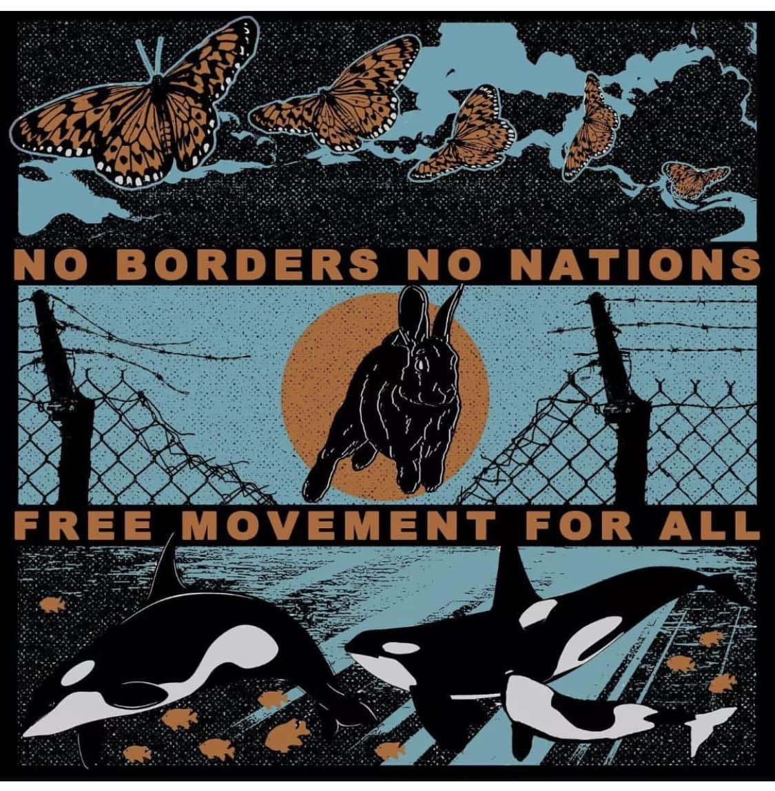 Okay, here's an analysis of the image, broken down into the requested theoretical sections where applicable. Given the imagery and text, several of these lenses are quite relevant. ## Visual Description The image is a...