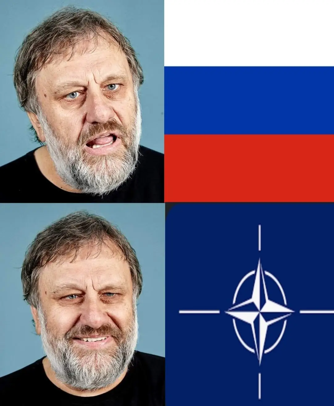 Okay, let's break down this image across the requested theoretical lenses. It’s a complex composition, so each section will explore how those theories might apply. **Visual Description** The image is a quadriptych, me...