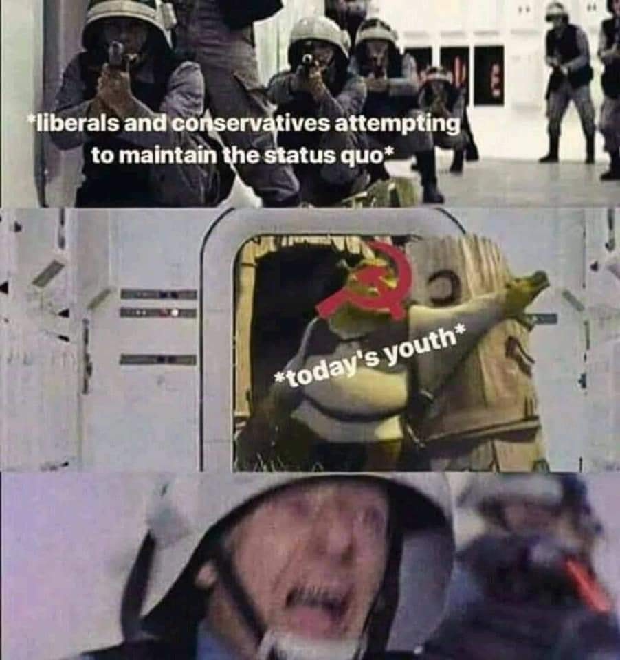 Okay, let's break down this meme using the frameworks you requested. It's a fairly dense meme, ripe for layered analysis! **Visual Description** The meme is a three-panel vertical image. * **Top Panel:** Shows a line...